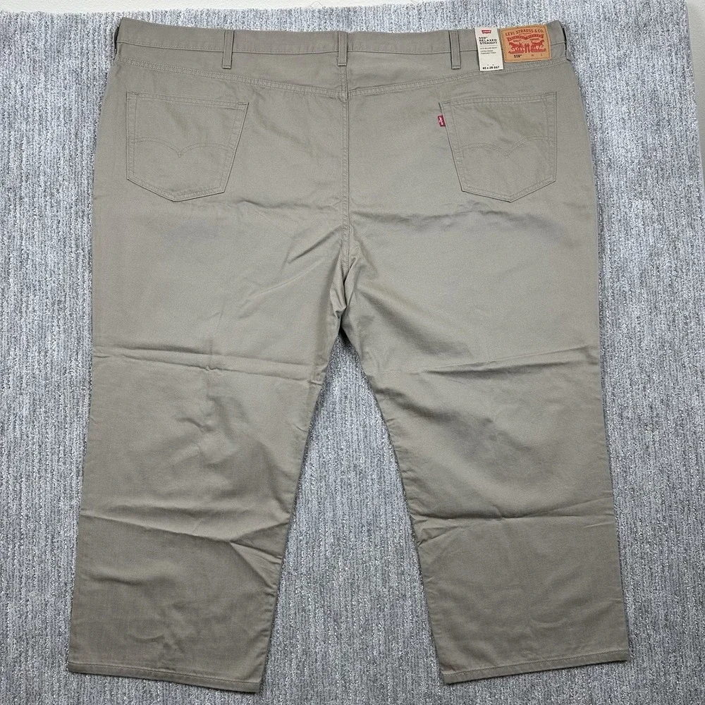 Levi's 559 Beige Relaxed Straight Jeans‎ Size W60 X L28 Big & Tall NWT